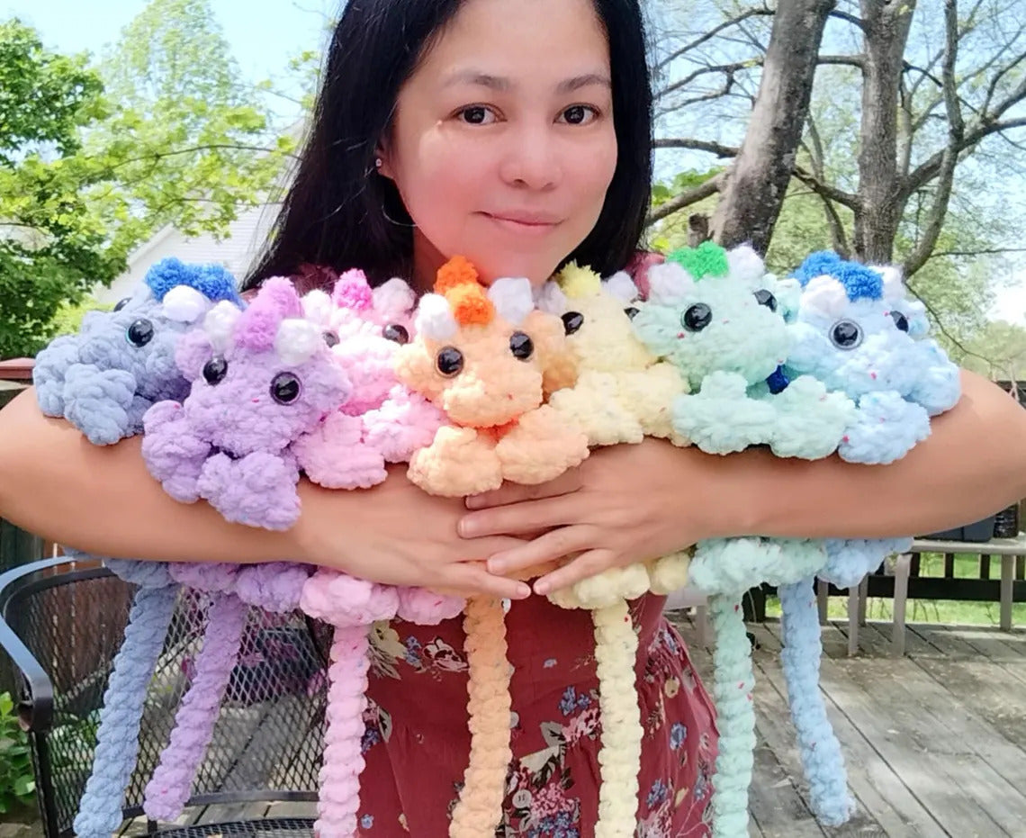 Dragon Snuggler โ LESS SEW Crochet Pattern ๐งถ (Just Sew the Wings!)