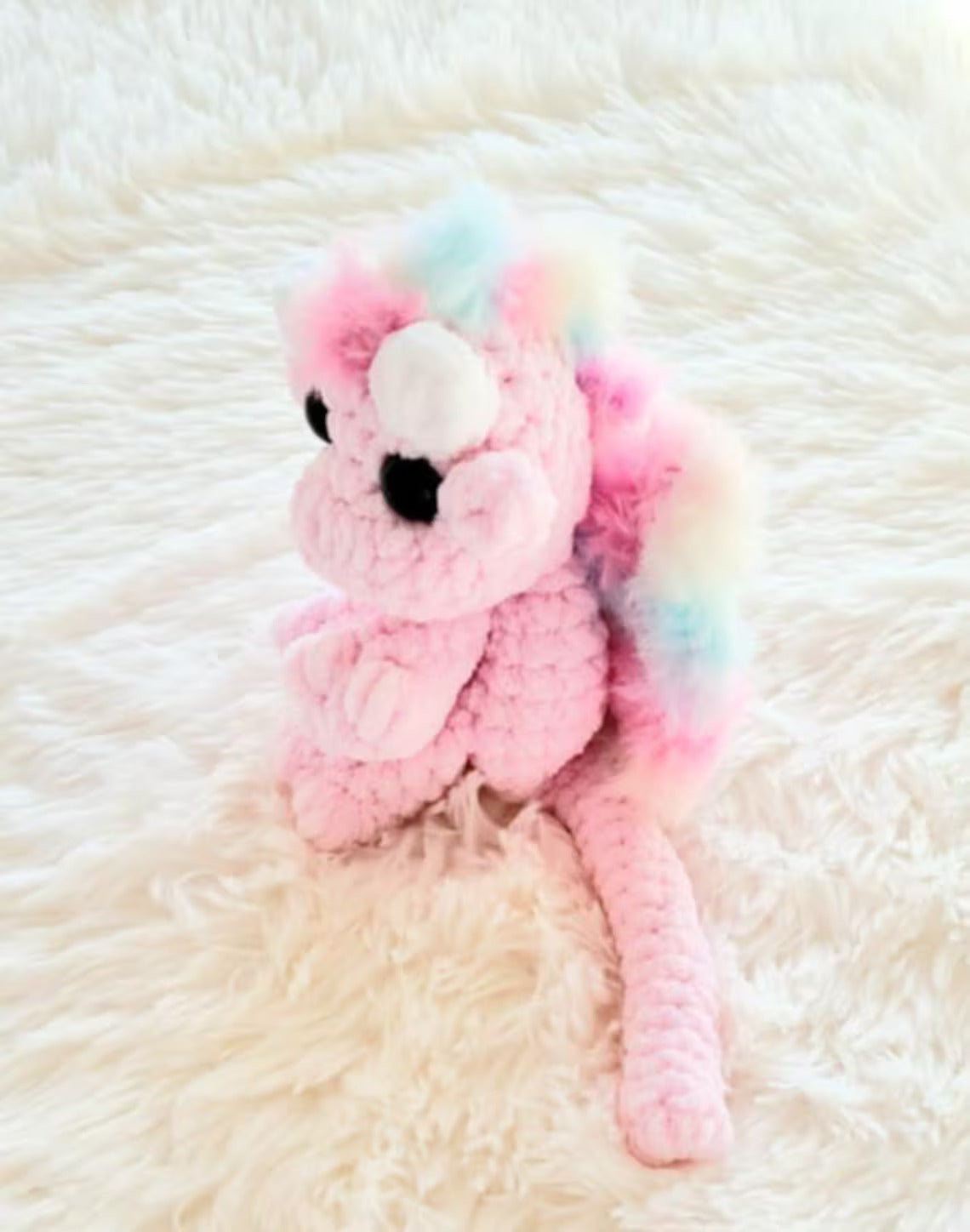Dragon Snuggler โ LESS SEW Crochet Pattern ๐งถ (Just Sew the Wings!)
