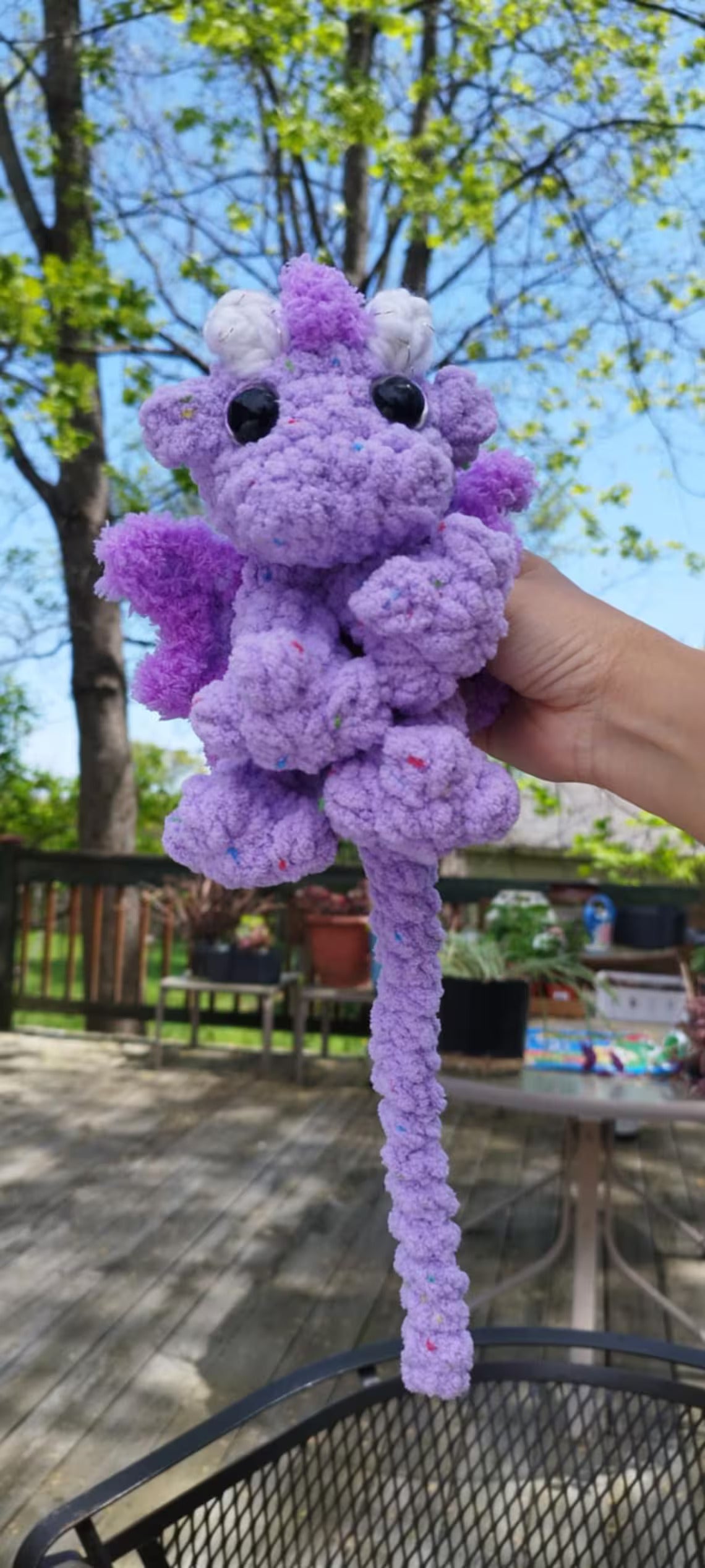 Dragon Snuggler โ LESS SEW Crochet Pattern ๐งถ (Just Sew the Wings!)