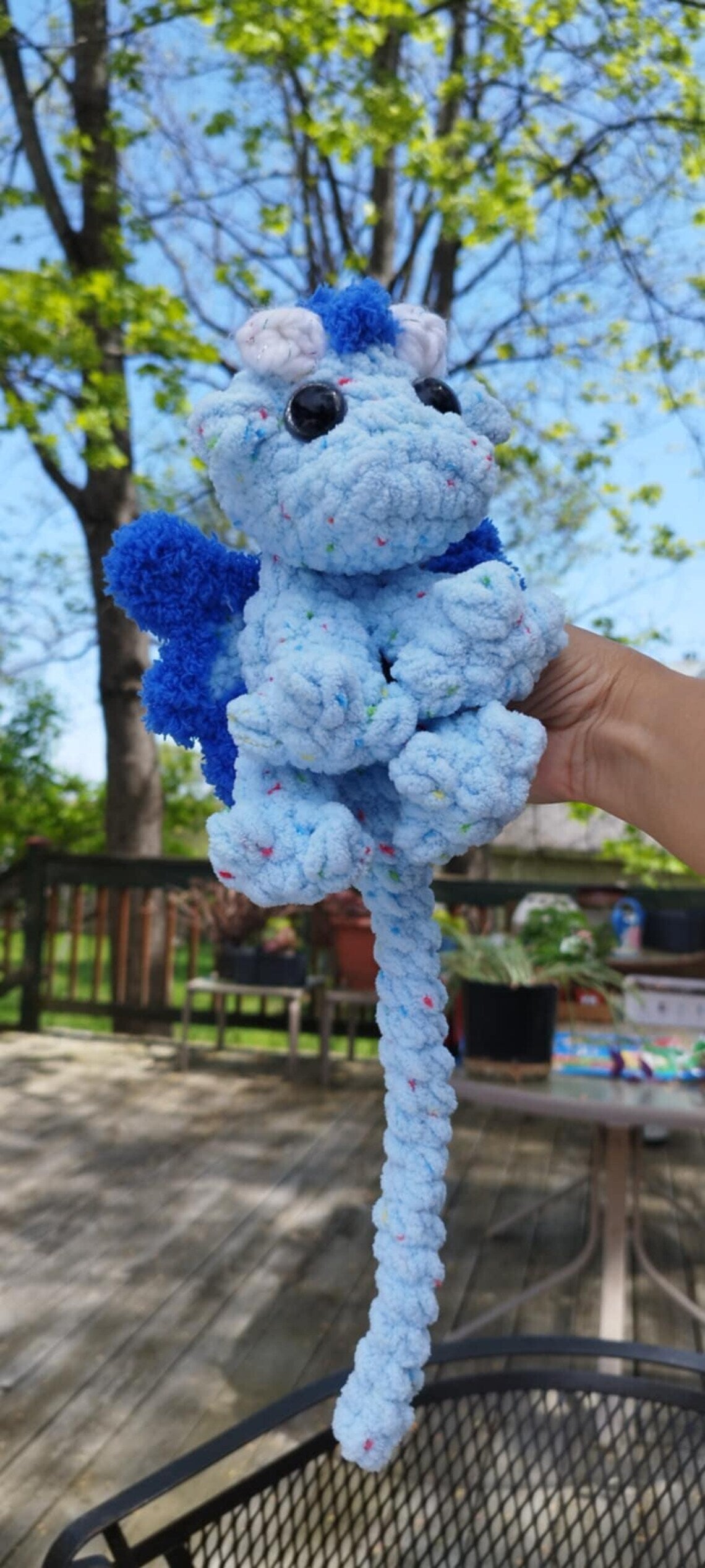 Dragon Snuggler โ LESS SEW Crochet Pattern ๐งถ (Just Sew the Wings!)