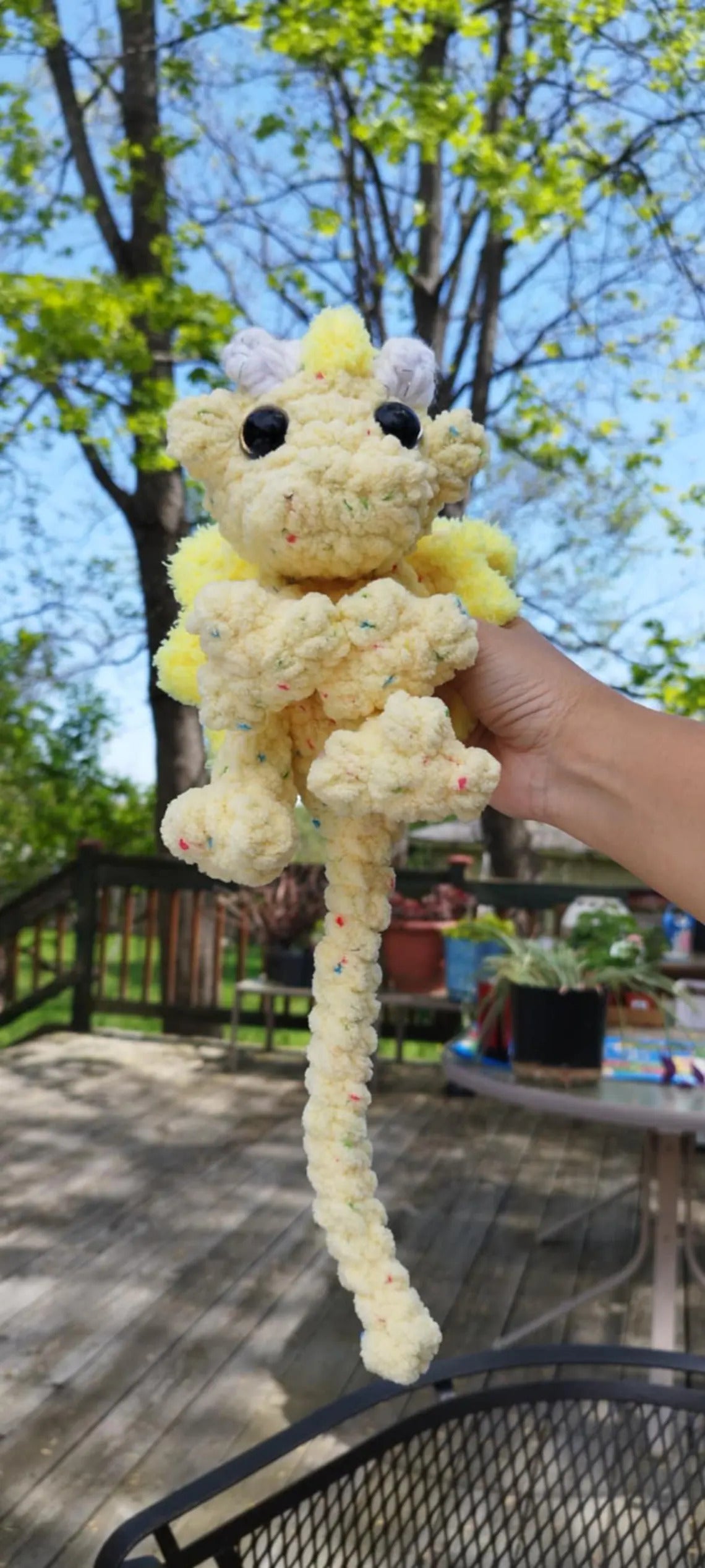 Dragon Snuggler โ LESS SEW Crochet Pattern ๐งถ (Just Sew the Wings!)